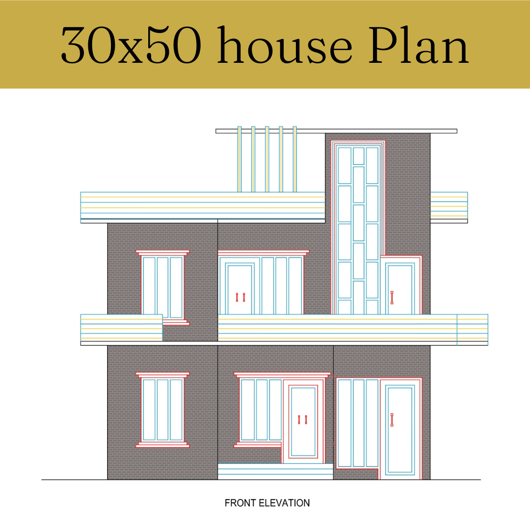 30 55 House Plan West Facing With Car Parking