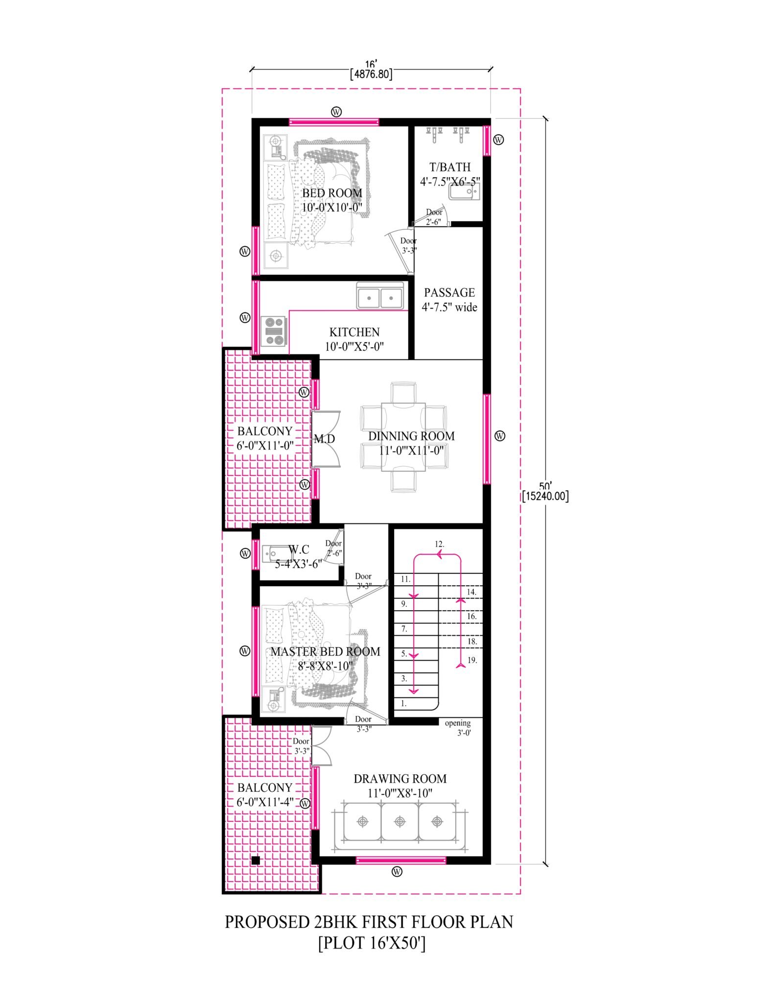 16x50 House Plans in India: Affordable and Stylish Options - Indian ...