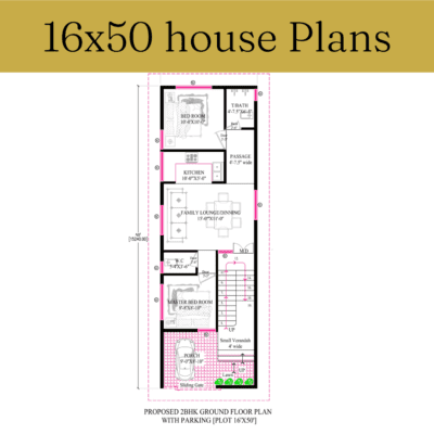 15x40 House Plans For Your House - Indian Floor Plans